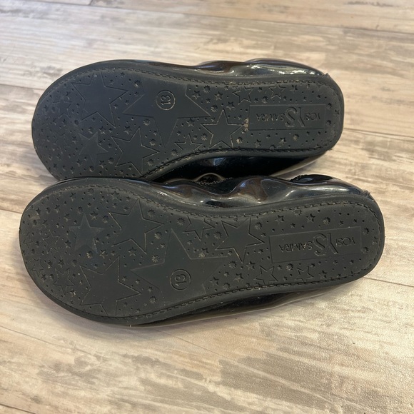 Yosi Samra Kids Black Patent Leather Ballet Flats - Picture 4 of 8